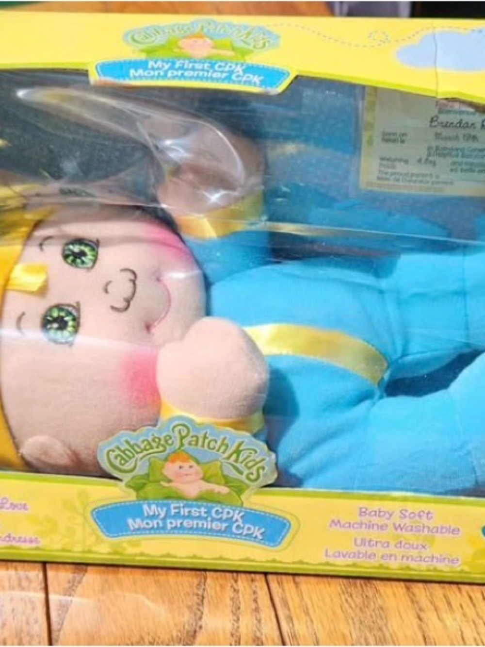 Cabbage Patch Kids My First CPK Baby Doll in Blue